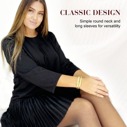 Women's Elegant Pleated Dress