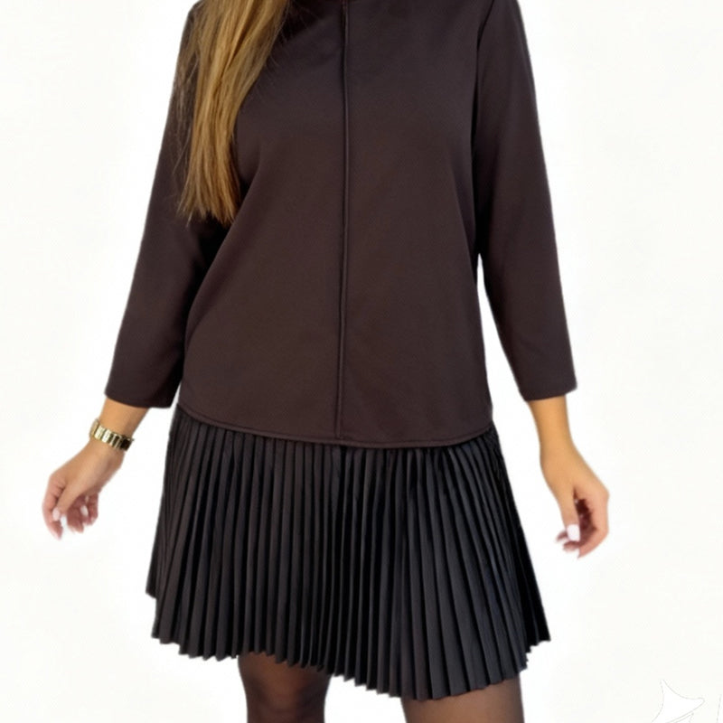 Women's Elegant Pleated Dress