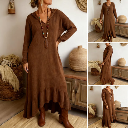 Women’s Casual Hooded Knit Dress