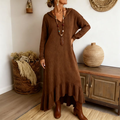 Women’s Casual Hooded Knit Dress