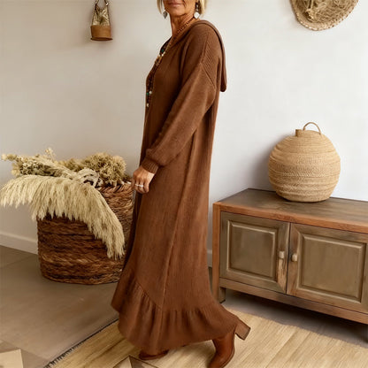 Women’s Casual Hooded Knit Dress