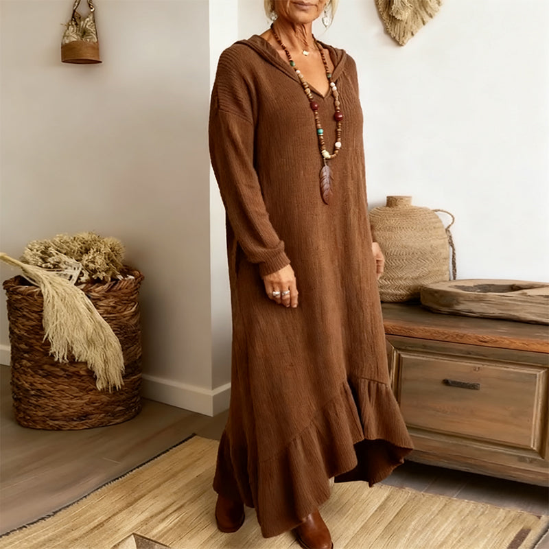 Women’s Casual Hooded Knit Dress