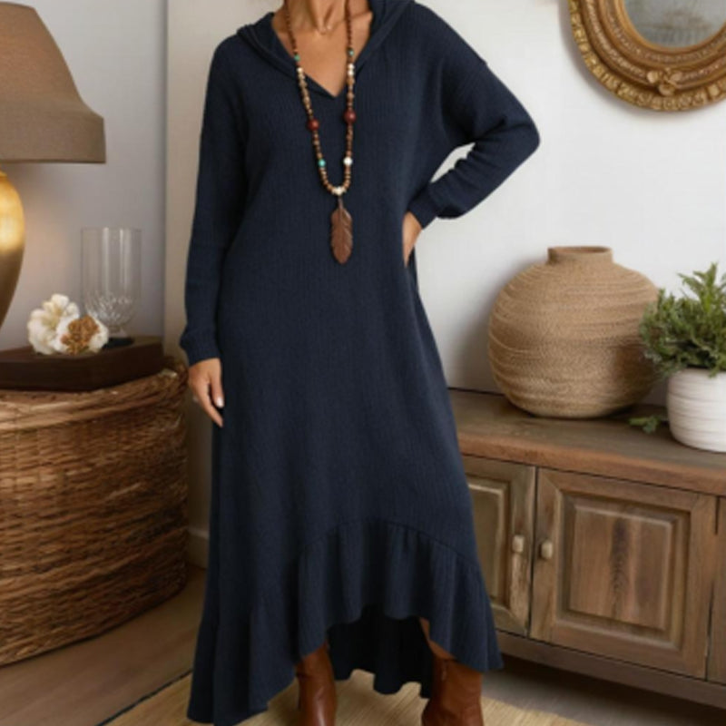 Women’s Casual Hooded Knit Dress