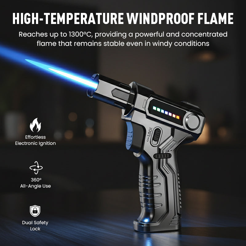 Refillable Adjustable Butane Torch Lighter