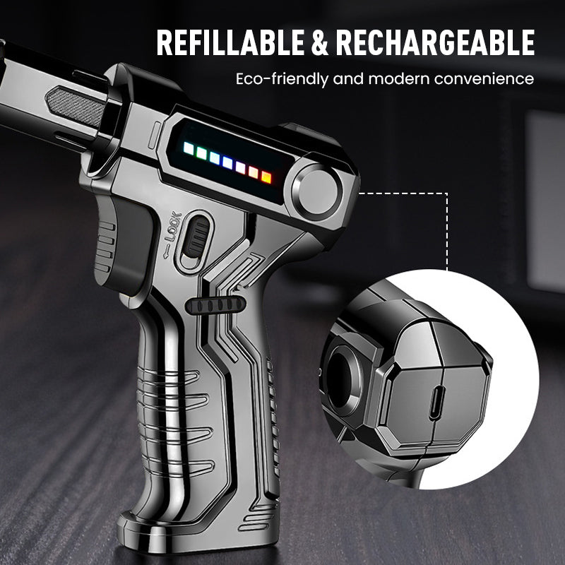 Refillable Adjustable Butane Torch Lighter