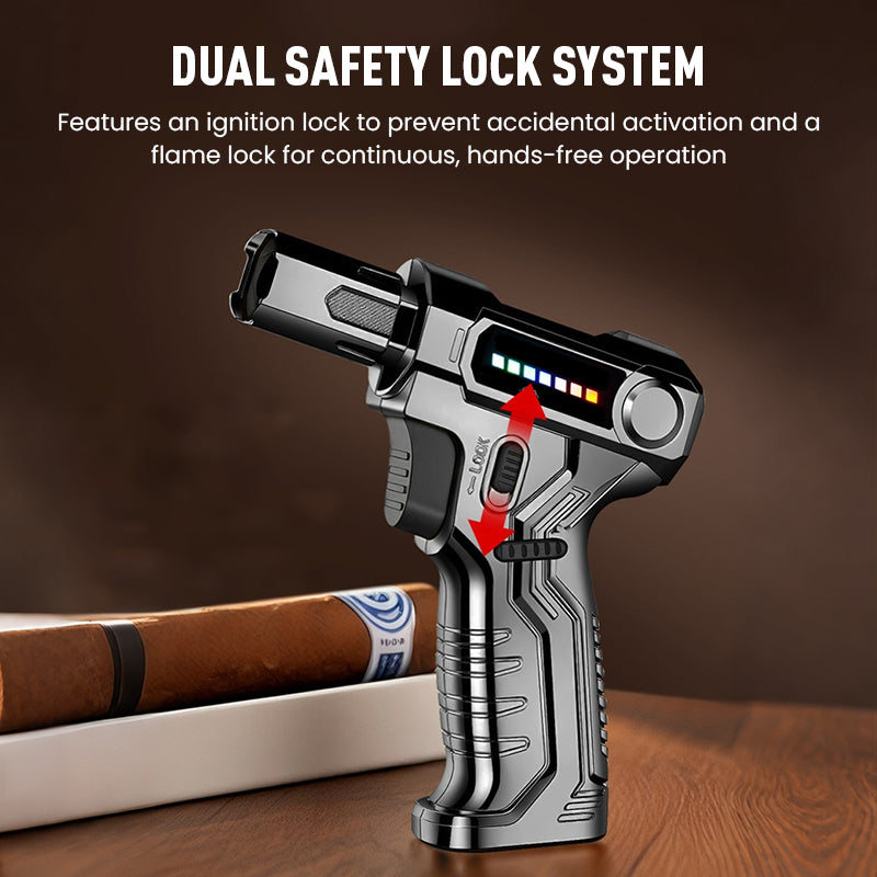 Refillable Adjustable Butane Torch Lighter