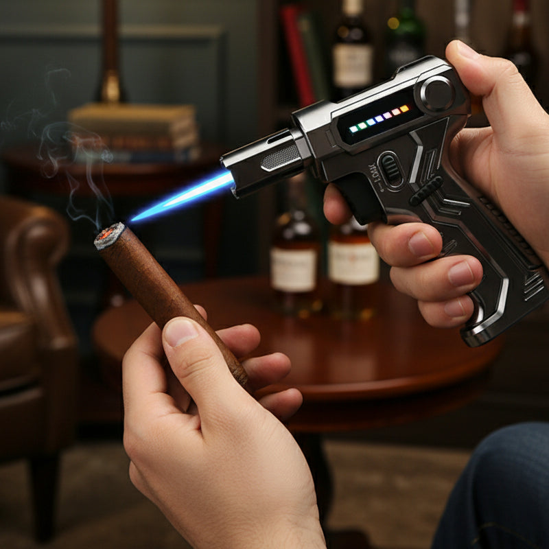 Refillable Adjustable Butane Torch Lighter