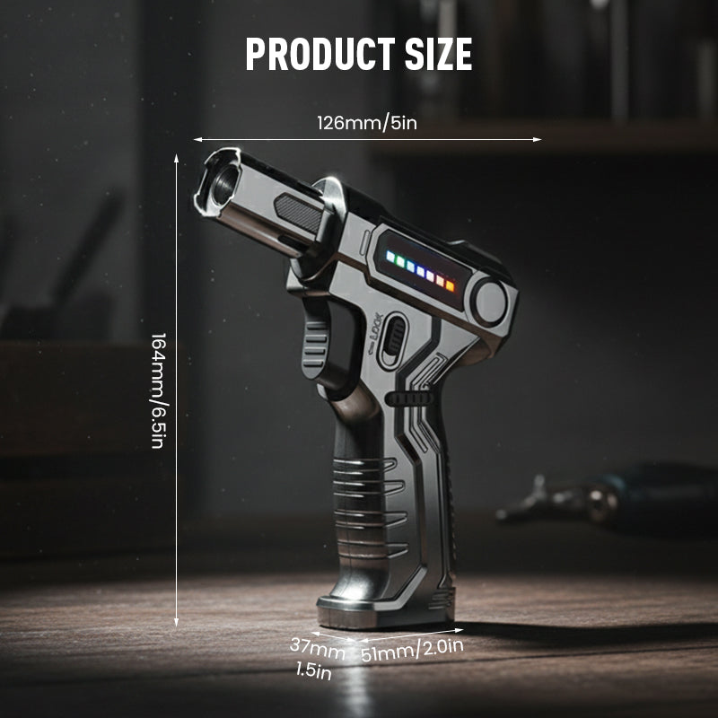 Refillable Adjustable Butane Torch Lighter