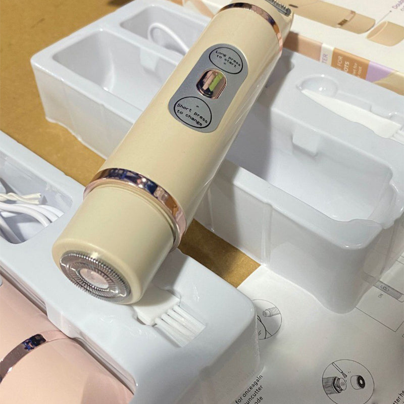 Universeller elektrischer schmerzfreier Doppelkopf-Haarrasierer