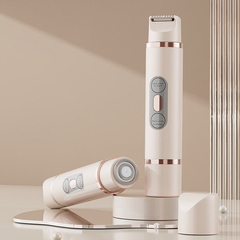 Universeller elektrischer schmerzfreier Doppelkopf-Haarrasierer