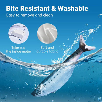 Realistic Hopping Fish Toy for Cat