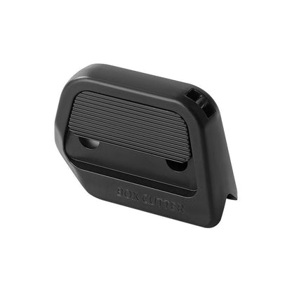 Einziehbarer Kartonschneider mit Sicherheitsmechanismus