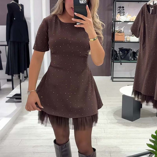 Schwierigkeiten, Ihre Figur zu betonen? Dieses A-Linien-Kleid zaubert sofort eine traumhafte Silhouette!💃✨