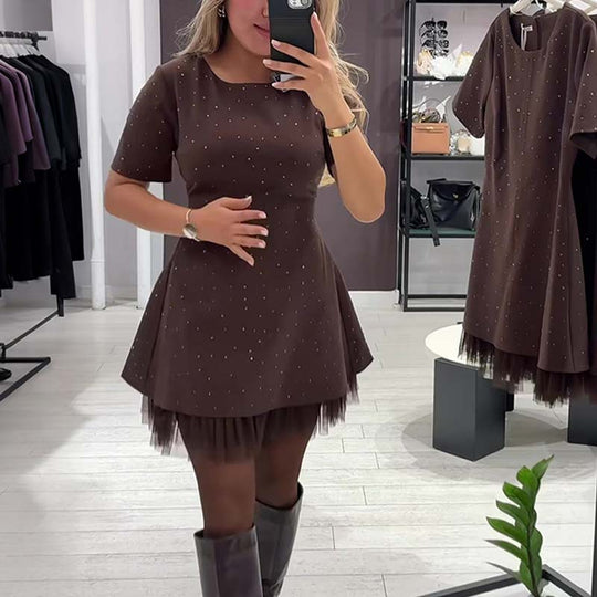Schwierigkeiten, Ihre Figur zu betonen? Dieses A-Linien-Kleid zaubert sofort eine traumhafte Silhouette!💃✨