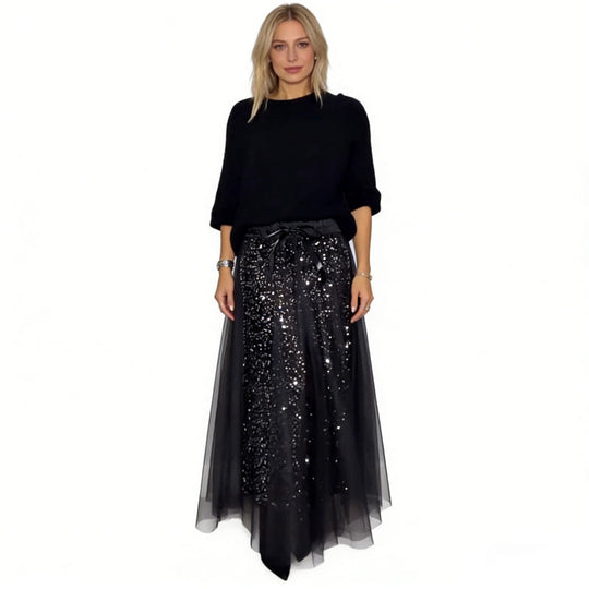⏳Zeitlich begrenzt 49% Rabatt💥Sparkle-Top und Tüllrock für Damen