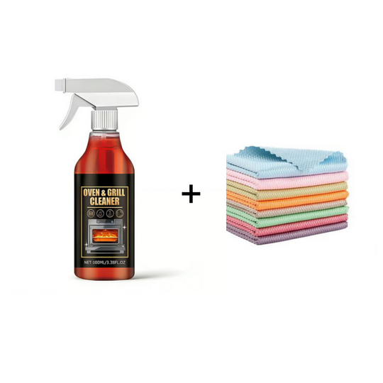 🧼Krachtige Oven- &amp; Grillreinigingsspray: Effortloos Vet &amp; Voedselresten Verwijderen – Zonder Hard Schrobben!