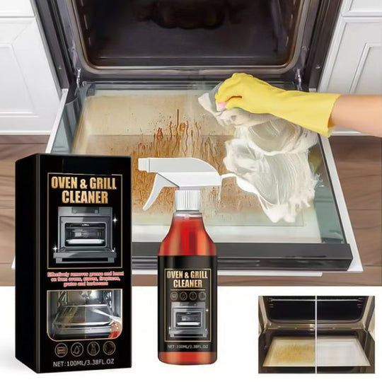 🧼Krachtige Oven- &amp; Grillreinigingsspray: Effortloos Vet &amp; Voedselresten Verwijderen – Zonder Hard Schrobben!