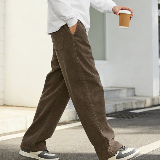 👖 60% RABATT! 🎉 Herrenhose mit Lockerer Passform, Kordelzug &amp; Taschen – Bequem, Lässig &amp; Praktisch für den Alltag 🏠