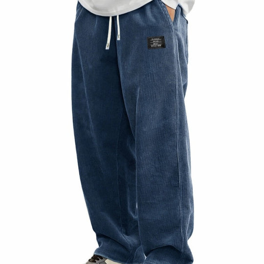 👖 60% RABATT! 🎉 Herrenhose mit Lockerer Passform, Kordelzug &amp; Taschen – Bequem, Lässig &amp; Praktisch für den Alltag 🏠