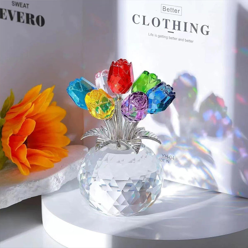 🔥Solange der Vorrat reicht 40 % Rabatt!🎉 Kristallrose – 7 Farben, brillante Verarbeitung &amp; ewiges Geschenk