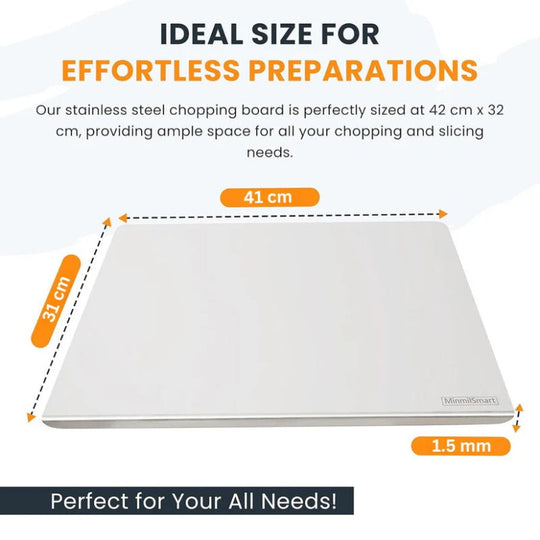 🔥LAST DAY⚡50K+ SOLD!🎁Stainless Steel Countertop Chopping Board