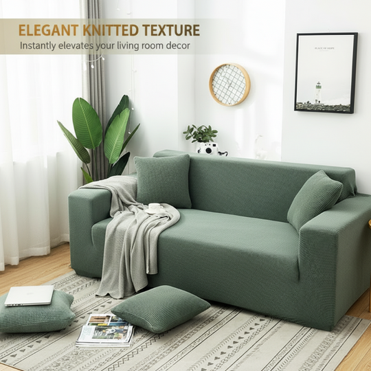 🔈🔈NEU EINGETROFFEN 2026 – 50 % RABATT🛋️Jacquard-Stretch-Sofabezug aus Strick