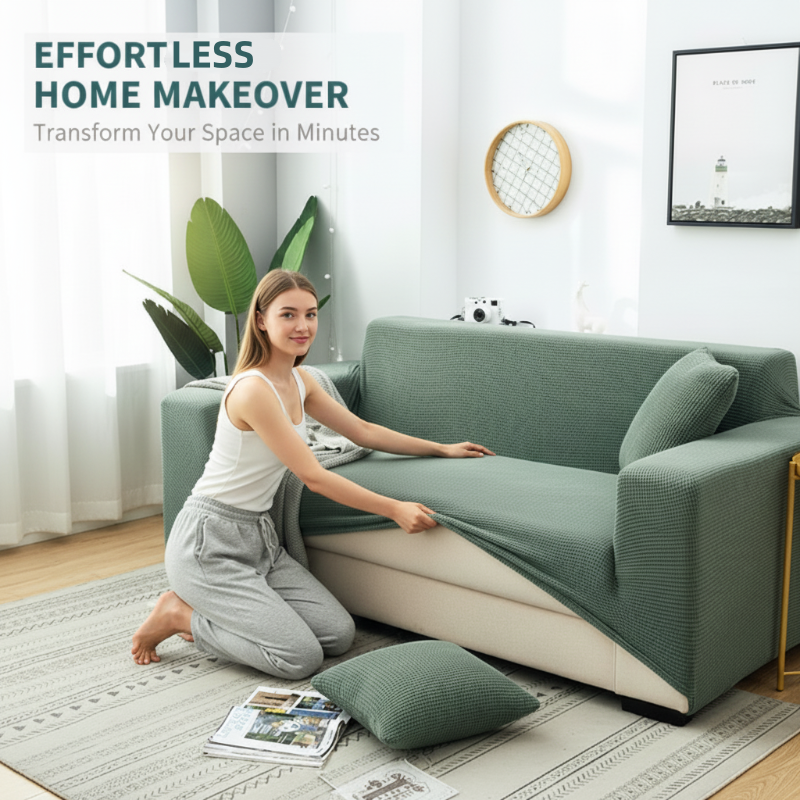 🔈🔈NEU EINGETROFFEN 2026 – 50 % RABATT🛋️Jacquard-Stretch-Sofabezug aus Strick