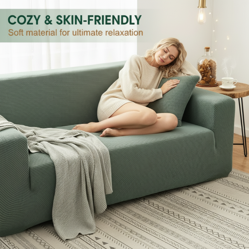 🔈🔈NEU EINGETROFFEN 2026 – 50 % RABATT🛋️Jacquard-Stretch-Sofabezug aus Strick