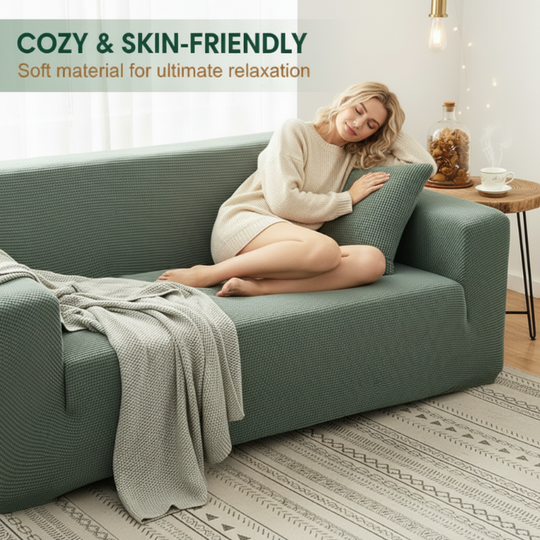 🔈🔈NEU EINGETROFFEN 2026 – 50 % RABATT🛋️Jacquard-Stretch-Sofabezug aus Strick