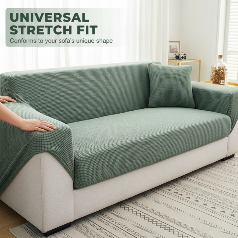 🔈🔈NEU EINGETROFFEN 2026 – 50 % RABATT🛋️Jacquard-Stretch-Sofabezug aus Strick