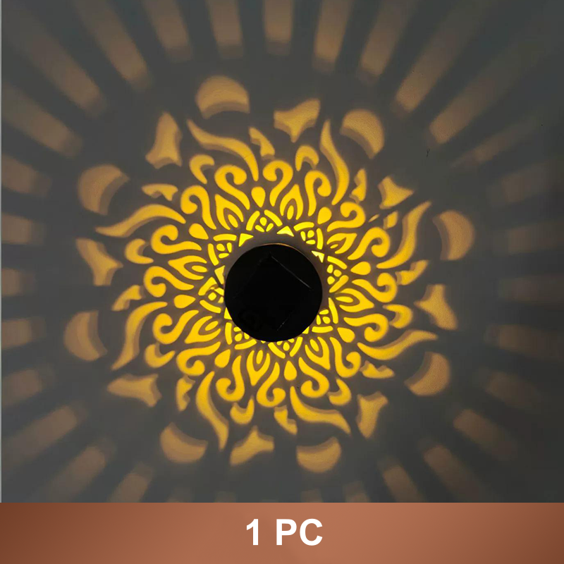 🌞 50% OFF NOW! 🌀 Solar Mandala Light – Stunning Pattern Projection, 2-in-1 Floor &amp; Wall Design &amp; IP65 Waterproof Auto On/Off 🌿