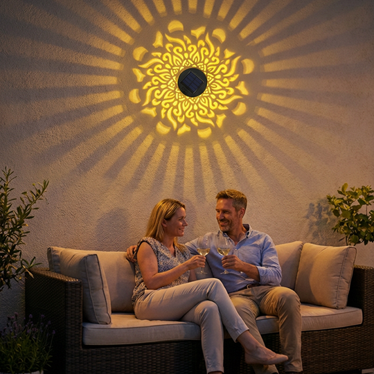 🌞 50% OFF NOW! 🌀 Solar Mandala Light – Stunning Pattern Projection, 2-in-1 Floor &amp; Wall Design &amp; IP65 Waterproof Auto On/Off 🌿