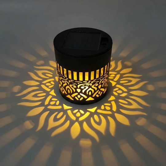 🌞 50% OFF NOW! 🌀 Solar Mandala Light – Stunning Pattern Projection, 2-in-1 Floor &amp; Wall Design &amp; IP65 Waterproof Auto On/Off 🌿