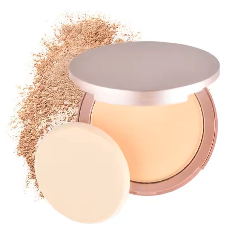 📢 50% OFF! ⏰ Travel-Friendly Oil-Control Compact Powder – SPF 50+, Built-in Mirror &amp; 12 Shades for Flawless Matte Finish! ✨🧴