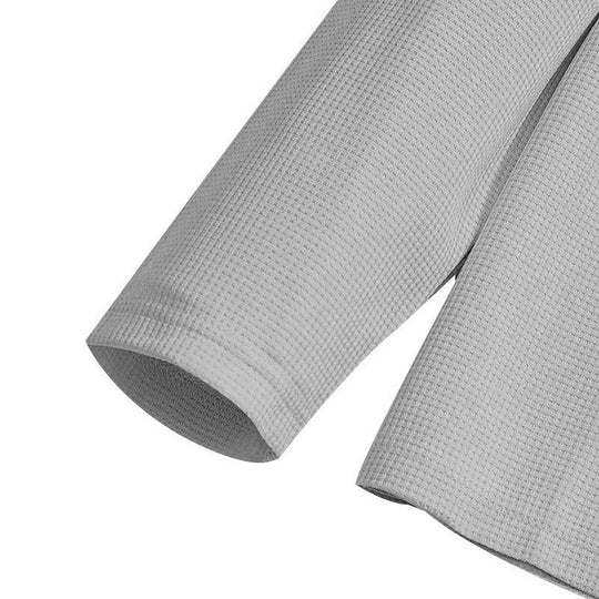 Herren Waffelstrick-Set: Sweatshirt &amp; Hose mit geradem Bein