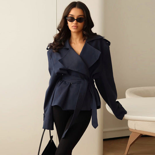 ✨ Elegantes Wrap Jacket mit breitem Revers | Jetzt 49% reduziert!