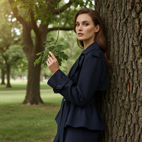 ✨ Elegantes Wrap Jacket mit breitem Revers | Jetzt 49% reduziert!