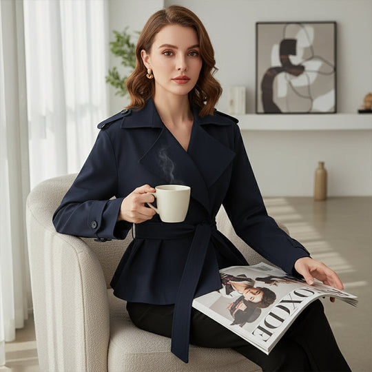 ✨ Elegantes Wrap Jacket mit breitem Revers | Jetzt 49% reduziert!