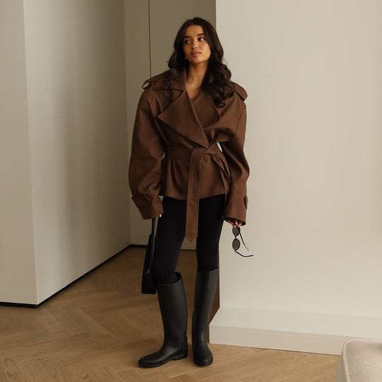 ✨ Elegantes Wrap Jacket mit breitem Revers | Jetzt 49% reduziert!