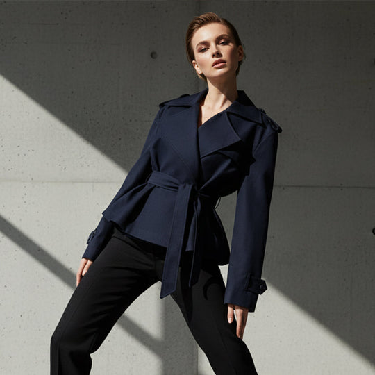 ✨ Elegantes Wrap Jacket mit breitem Revers | Jetzt 49% reduziert!