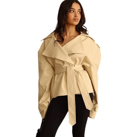 ✨ Elegantes Wrap Jacket mit breitem Revers | Jetzt 49% reduziert!