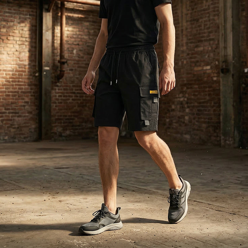 🌞Frühlingserwachen: 50% Rabatt!✨Herren Lässige Cargo-Shorts mit Kordelzug – Praktische Multifunktionstaschen, Verstärkte Nähte &amp; Lockere Passform