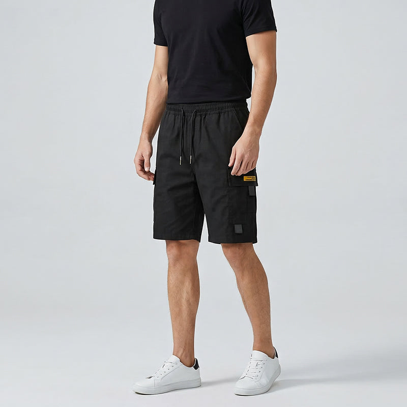 🌞Frühlingserwachen: 50% Rabatt!✨Herren Lässige Cargo-Shorts mit Kordelzug – Praktische Multifunktionstaschen, Verstärkte Nähte &amp; Lockere Passform