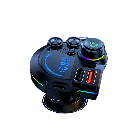 📻 50% OFF NOW! 🚗 Universal Dual-Port Car FM Bluetooth Transmitter – Wireless Music, Hands-Free Calling &amp; Dual USB Charger 🔌
