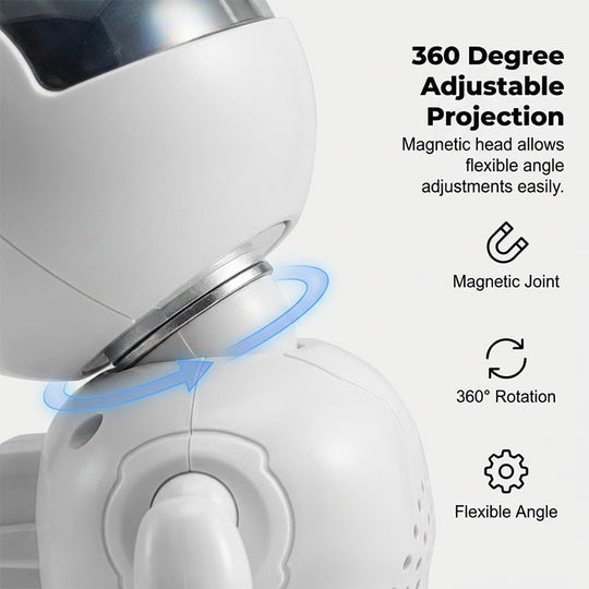 Robot Astronaut Starry Sky Projector with Bluetooth Speaker