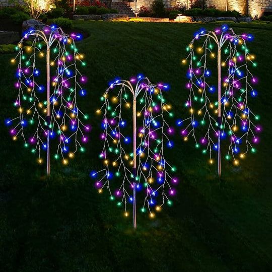 🌈 LIMITED-TIME 50% OFF! ✨ Solar Garden Lights Outdoor Decor – 100 LEDs, IP55 Waterproof, Easy Install 🌙