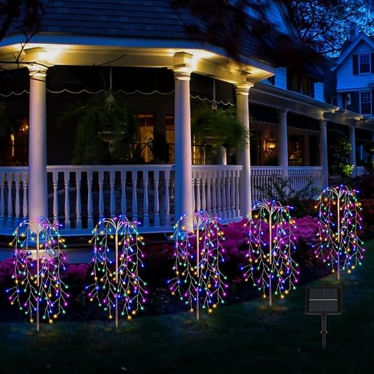 🌈 LIMITED-TIME 50% OFF! ✨ Solar Garden Lights Outdoor Decor – 100 LEDs, IP55 Waterproof, Easy Install 🌙