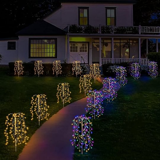 🌈 LIMITED-TIME 50% OFF! ✨ Solar Garden Lights Outdoor Decor – 100 LEDs, IP55 Waterproof, Easy Install 🌙