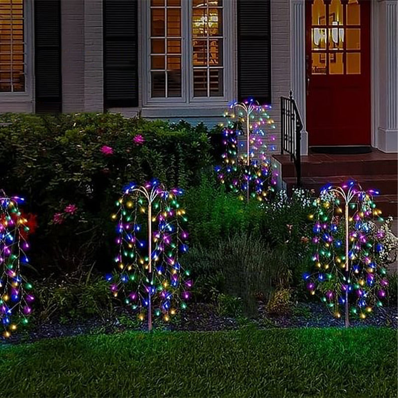 🌈 LIMITED-TIME 50% OFF! ✨ Solar Garden Lights Outdoor Decor – 100 LEDs, IP55 Waterproof, Easy Install 🌙