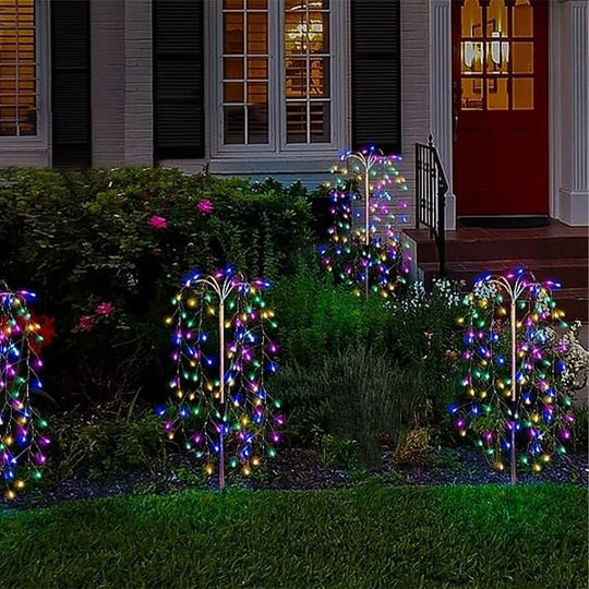 🌈 LIMITED-TIME 50% OFF! ✨ Solar Garden Lights Outdoor Decor – 100 LEDs, IP55 Waterproof, Easy Install 🌙